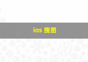 ios 搜图